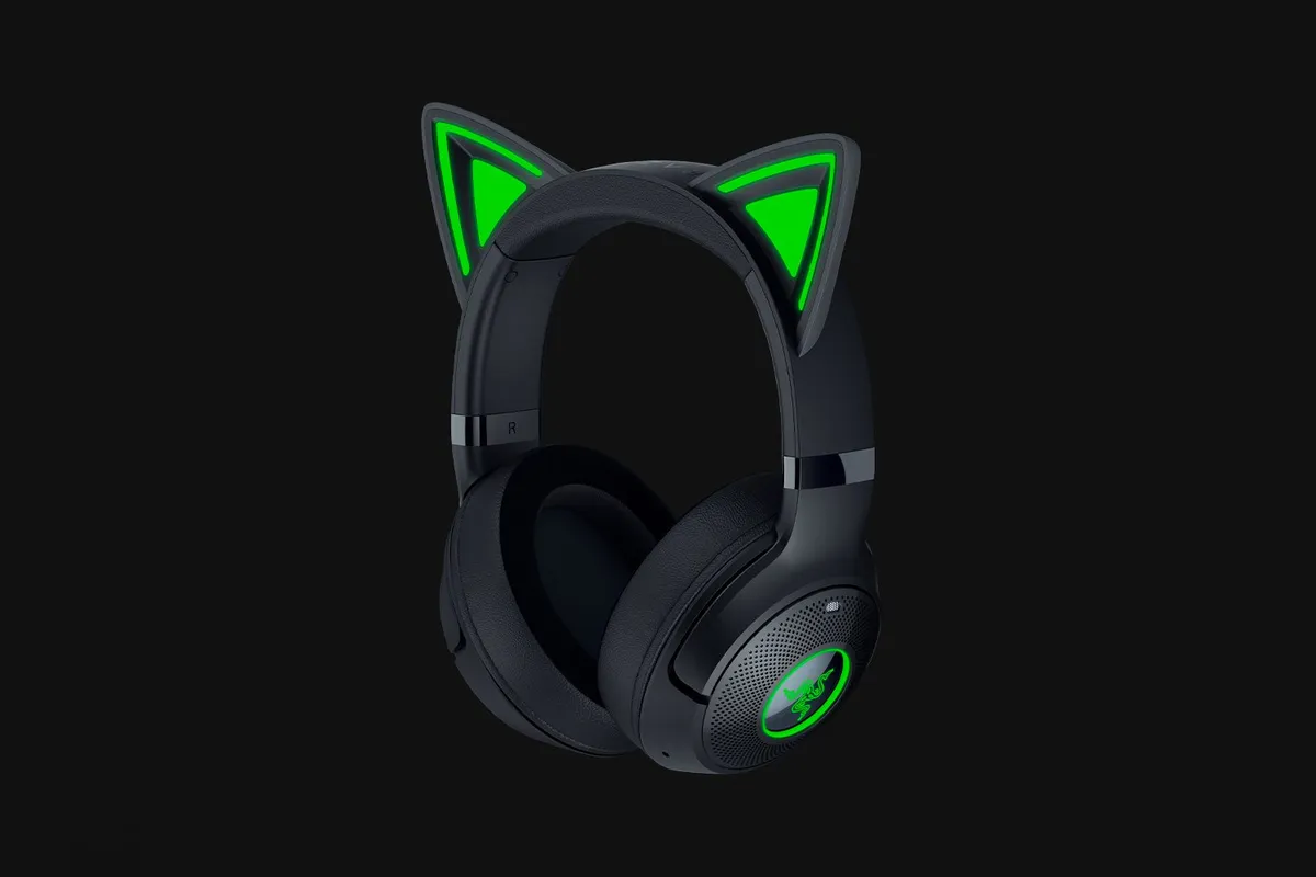 Căști Razer Kraken Kitty V2 Bluetooth negru - vedere frontală