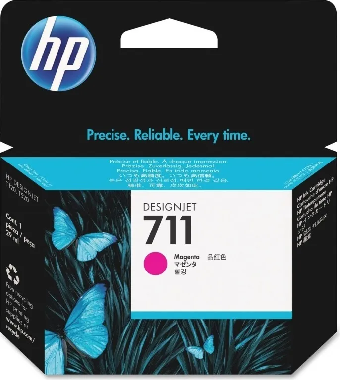 Cartus cerneala original HP 711 Magenta 28ml pentru DesignJet