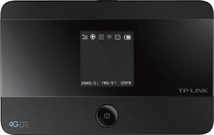 Router portabil TP-Link M7350 4G cu ecran OLED și baterie reîncărcabilă
