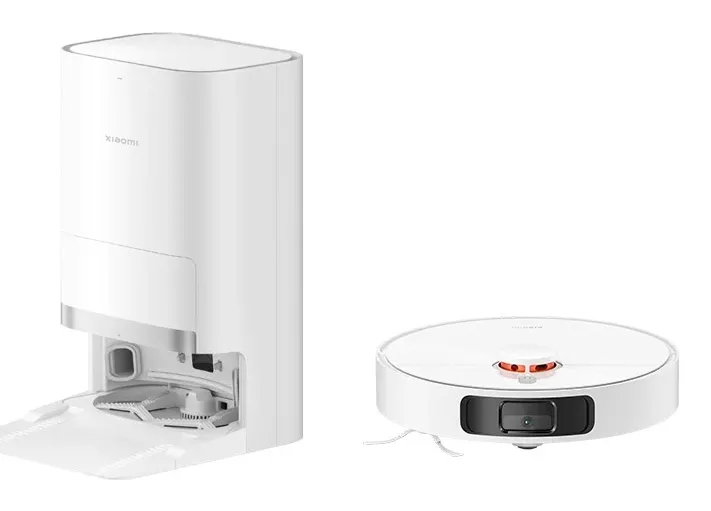 Robot de aspirat Xiaomi X20+ alb cu funcție de spălare și colectare automată