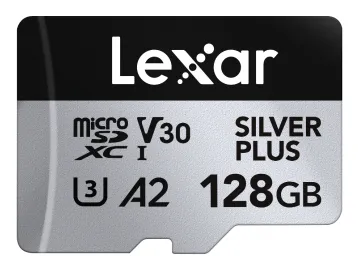 Card de memorie microSDXC Lexar Professional SILVER Plus 128GB