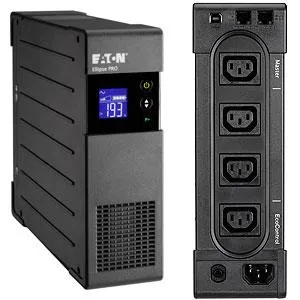 UPS Eaton Ellipse PRO 650 VA cu display LCD și 4 prize IEC, format turn gri