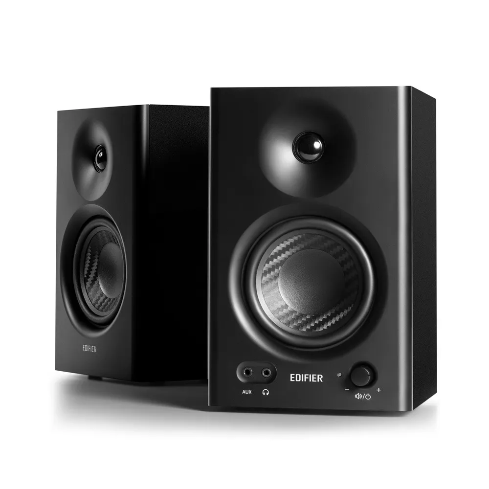 Boxe studio monitor Edifier MR4 negru cu intrări profesionale balanced