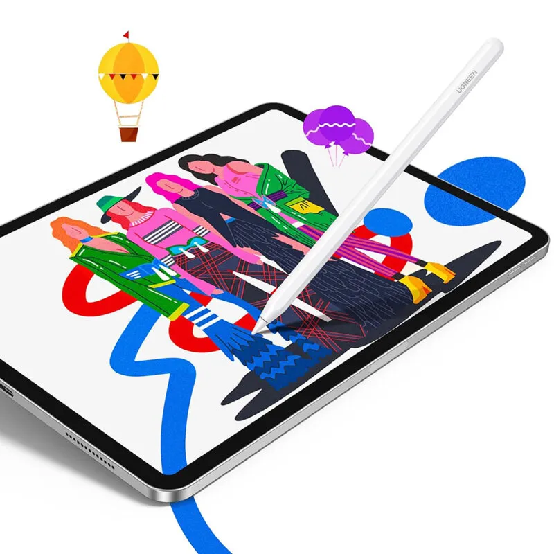 Stylus Ugreen alb cu indicator LED pentru iPad