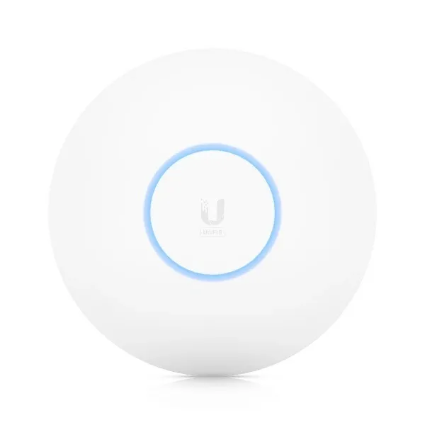 Punct de acces Ubiquiti U6-PRO WiFi 6 alb, vedere de sus