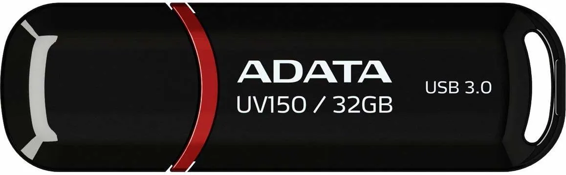 Stick USB 3.2 ADATA 32GB negru cu capac protector