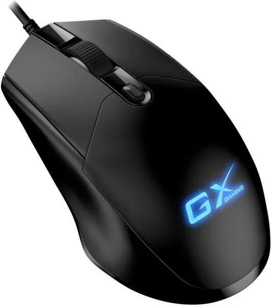 Mouse gaming Genius Scorpion M300 wireless negru metalic cu 6 butoane
