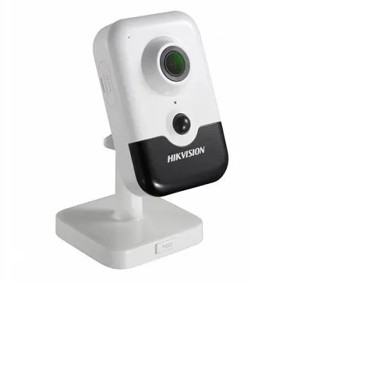 Cameră IP Hikvision cub alb pentru interior cu lentilă 2mm