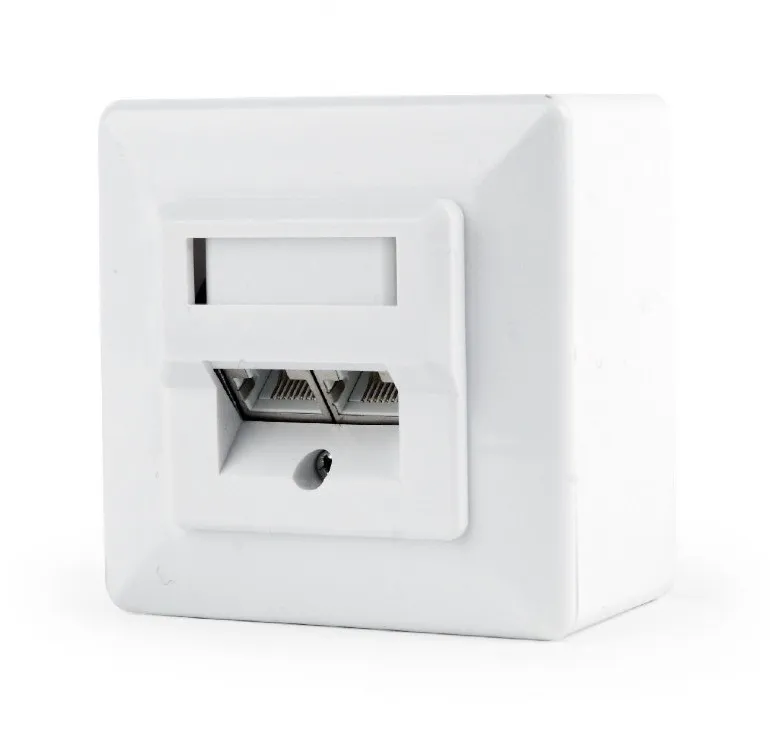 Priză RJ-45 aplicabilă Gembird cu 2 ieșiri Keystone LSA Cat6