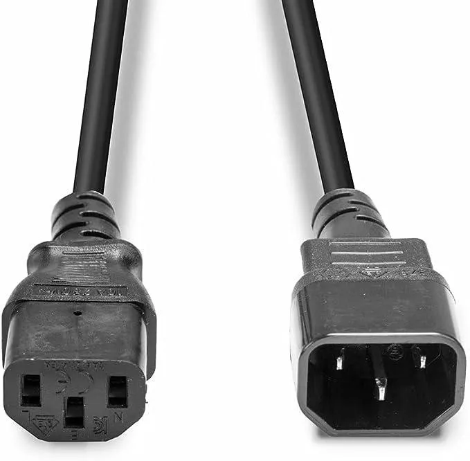 Cablu de alimentare Lindy C14-C13 2m negru