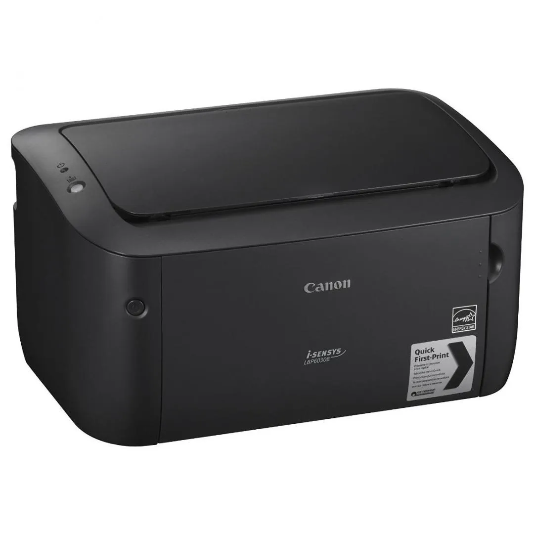 Imprimantă laser monocrom Canon LBP6030B neagră, vedere frontală