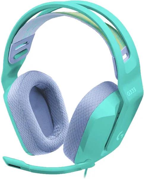 Cască gaming Logitech G335 alb cu fir și jack 3.5mm