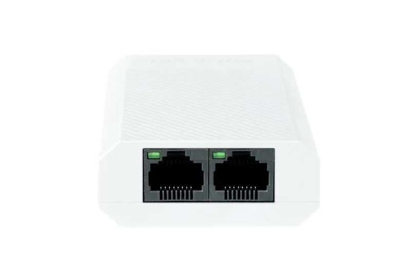 Repetor POE Hikvision DS-3E0503DP-E/R 2 porturi Ethernet