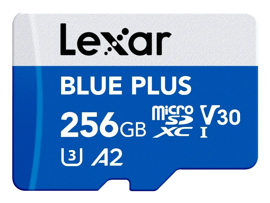 Card memorie Lexar BLUE PLUS 256GB microSDXC cu adaptor SD