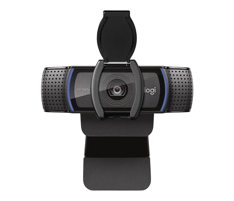 Cameră web Logitech C920S Full-HD 1080p cu microfon stereo și cablu USB