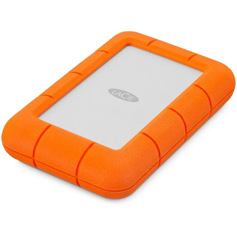 Disc extern LACIE 4 TB Rugged argintiu cu port USB 3.0