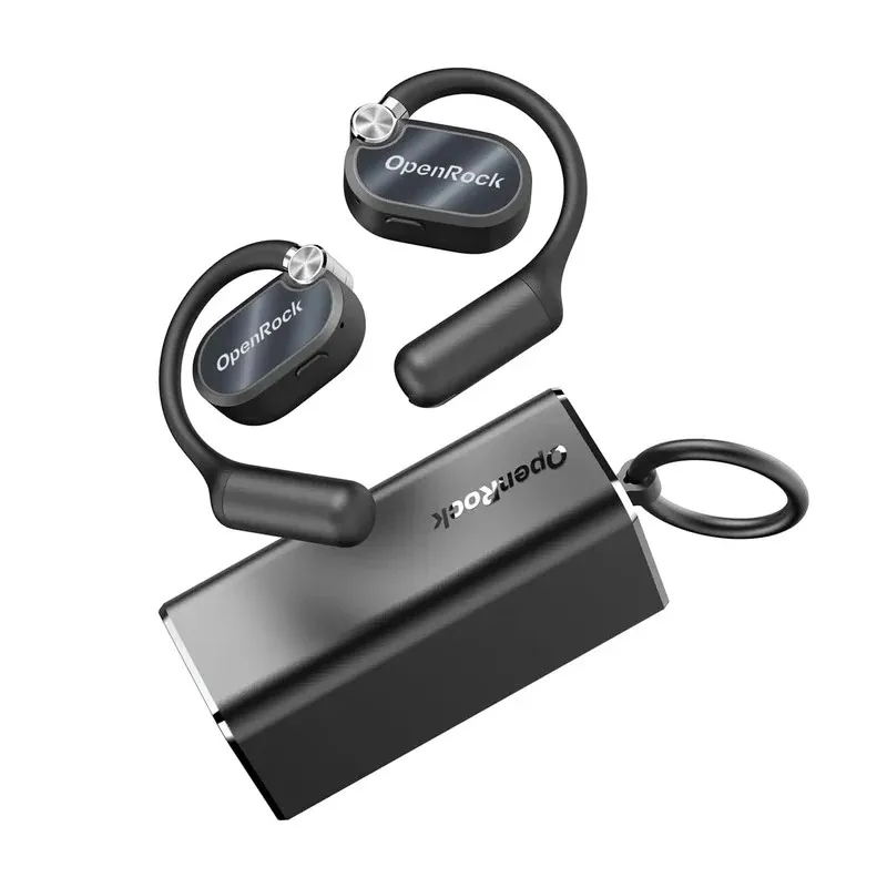 Căști open-ear OneOdio OpenRock X negre cu Bluetooth 5.3