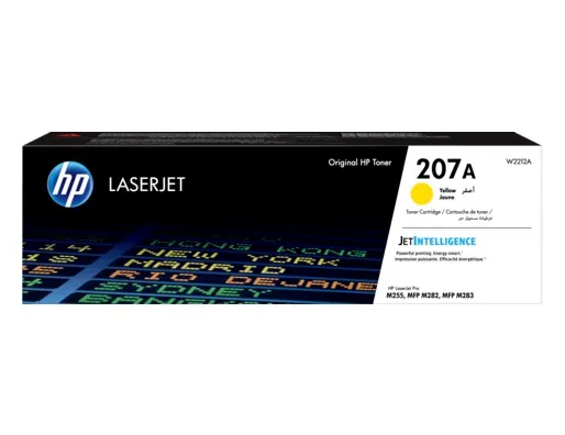 Toner original HP 207A galben W2212A pentru imprimante Color LaserJet Pro