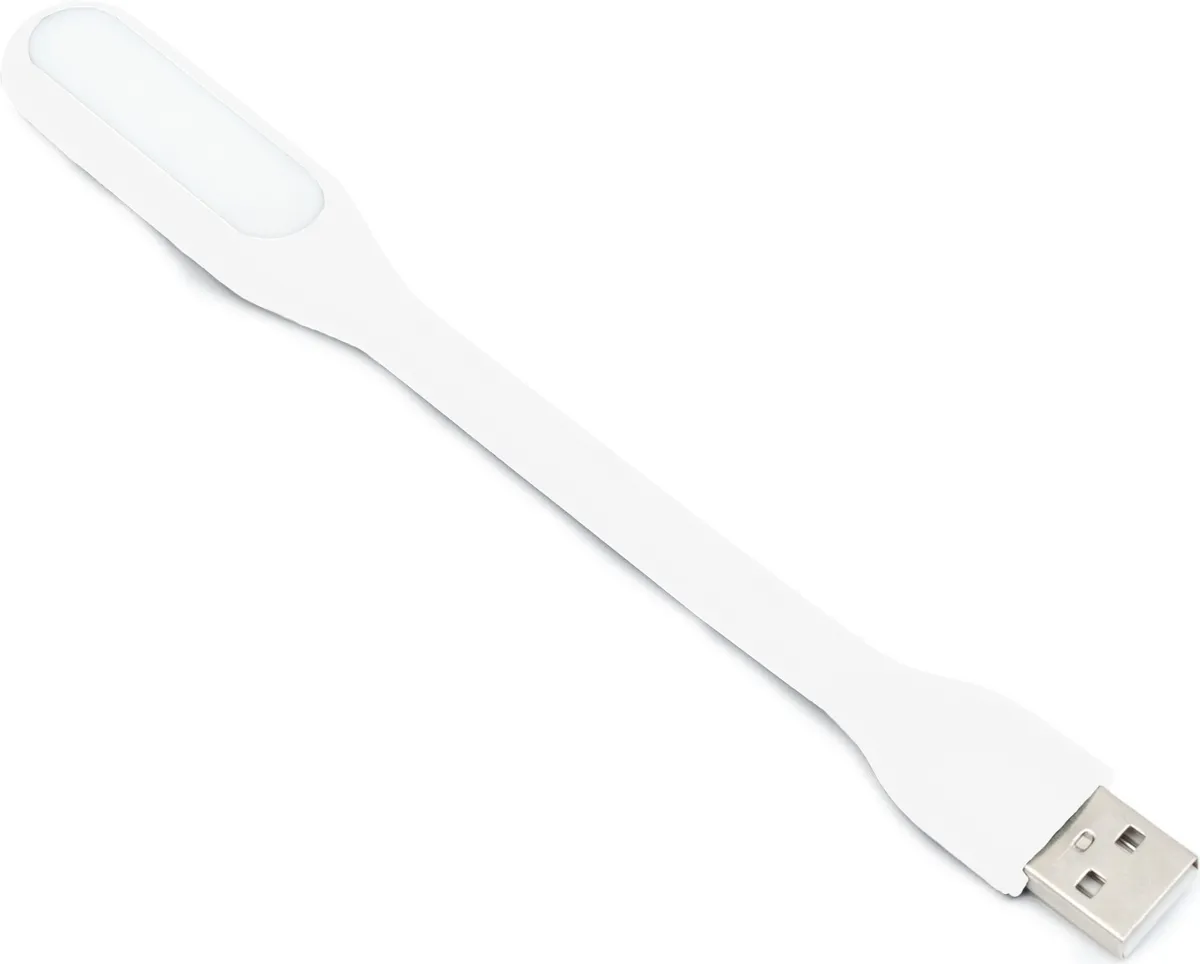 Lampă LED USB albă SPACER pentru notebook