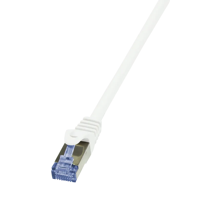 Cablu patch cord Logilink Cat7 S/FTP alb 5 metri cu dublu ecran