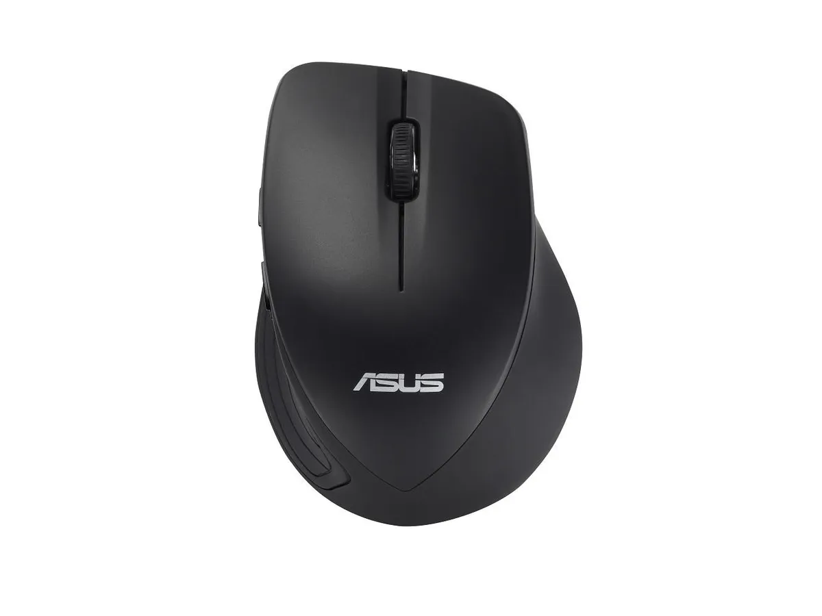 Mouse wireless ASUS negru 1600 DPI pentru PC și laptop