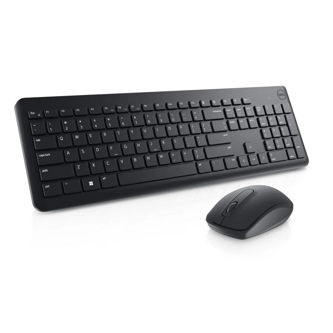 Set tastatura și mouse wireless Dell KM3322W negru cu layout românesc