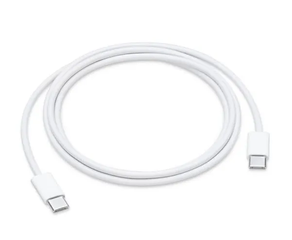 Cablu USB Type-C Apple 1 metru, alb, pentru incarcare si transfer date