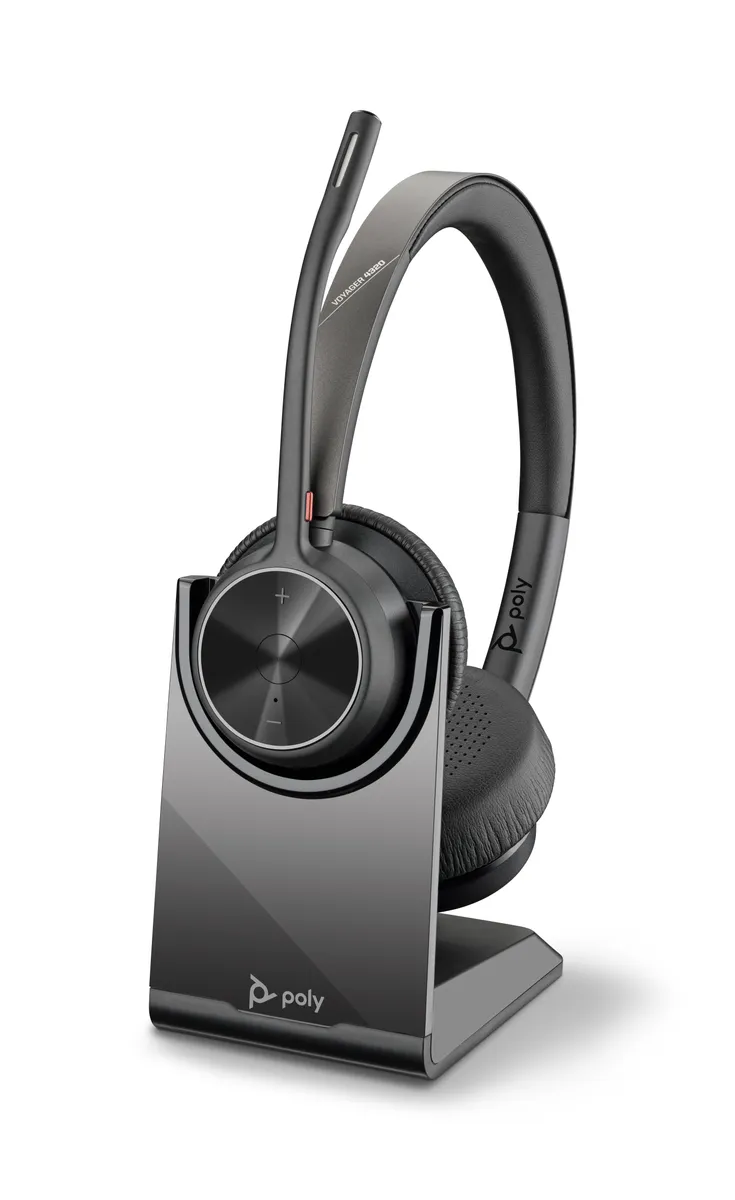 Cască Poly VOY 4320 USB-C Bluetooth pentru Conferințe și Apeluri