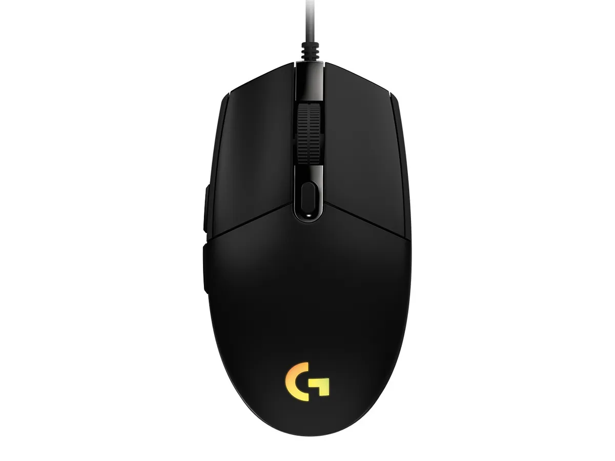 Maus gaming Logitech G102 LIGHTSYNC negru cu iluminare RGB