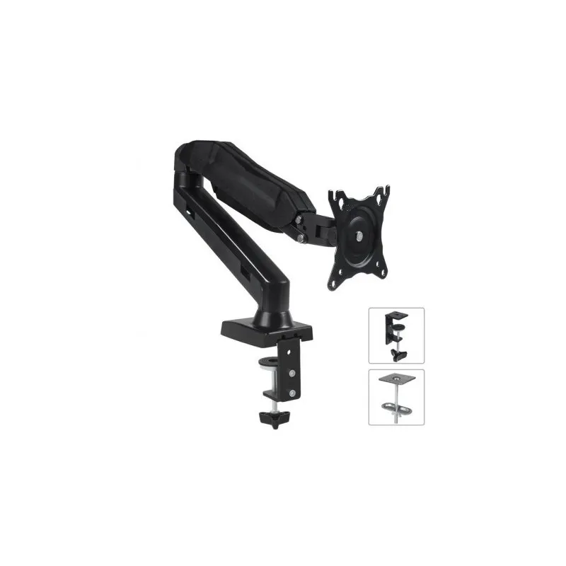 Suport monitor Maclean MC-860 negru pentru birou