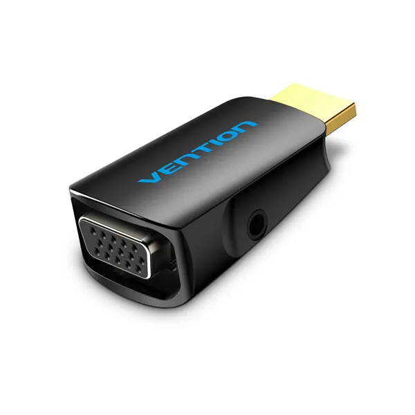 Convertor HDMI la VGA cu audio Jack negru Vention