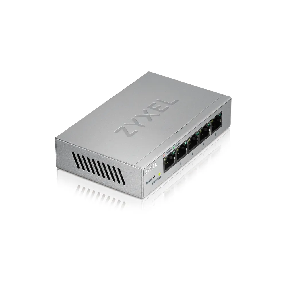 Switch rețea ZyXel GS1200-5V3 cu 5 porturi Gigabit Ethernet