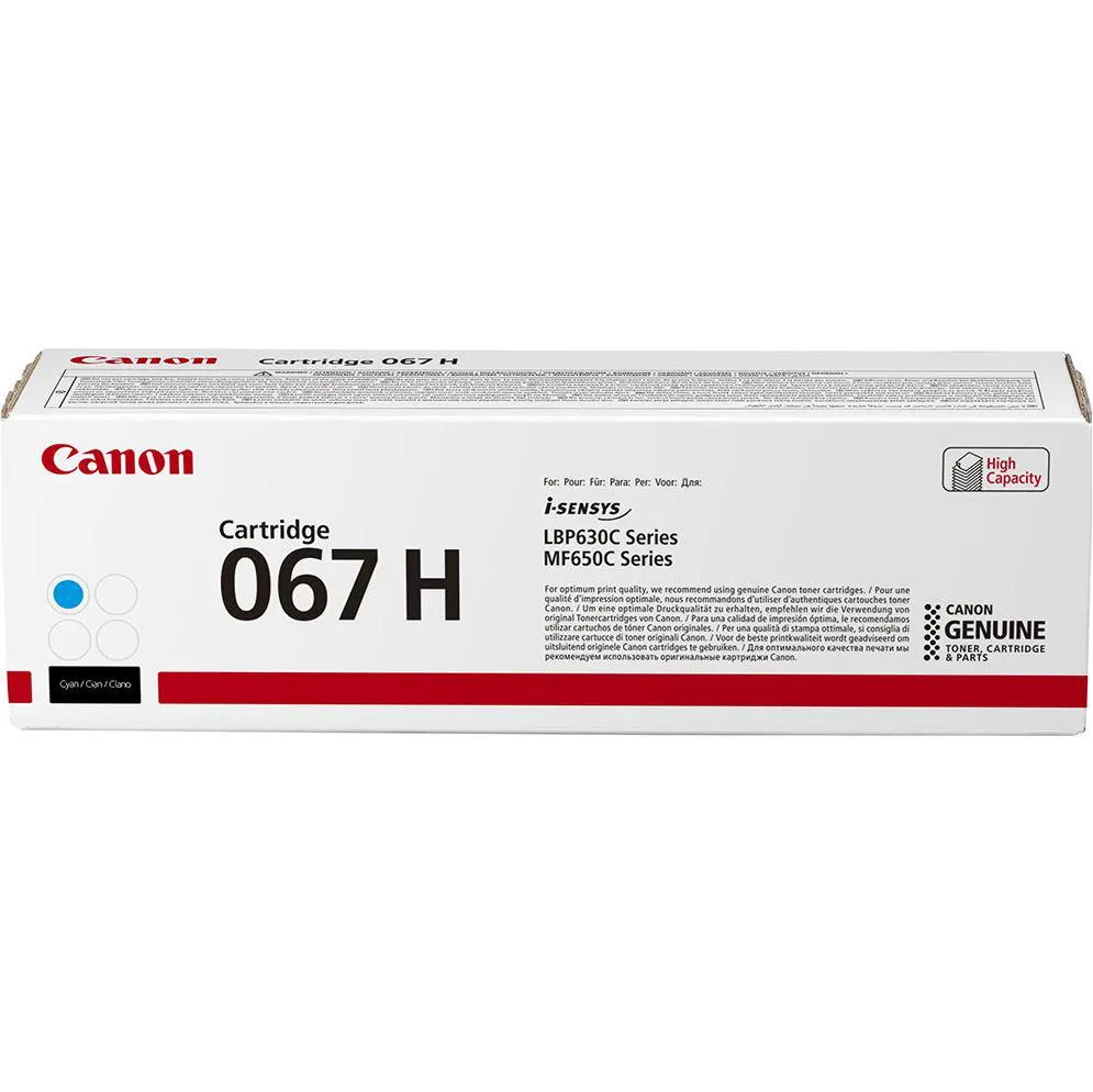 Toner cyan original Canon CRG-067HC pentru multifuncționale MF