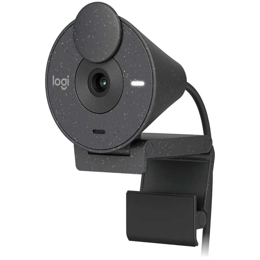 Cameră web Logitech Brio 305 negru graphite cu lentilă Full HD