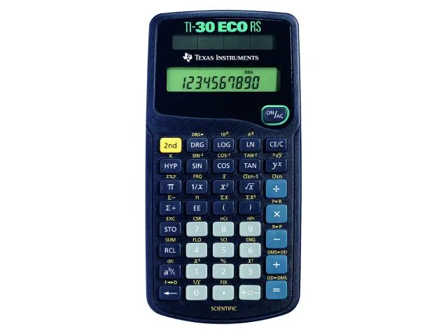 Calculator de birou Texas Instruments TI-30RS ECO cu 10 cifre