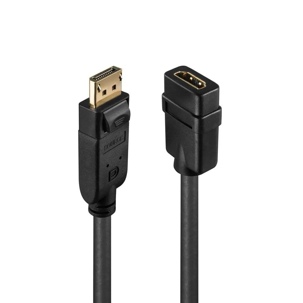 Adaptor Lindy DisplayPort la HDMI pasiv negru