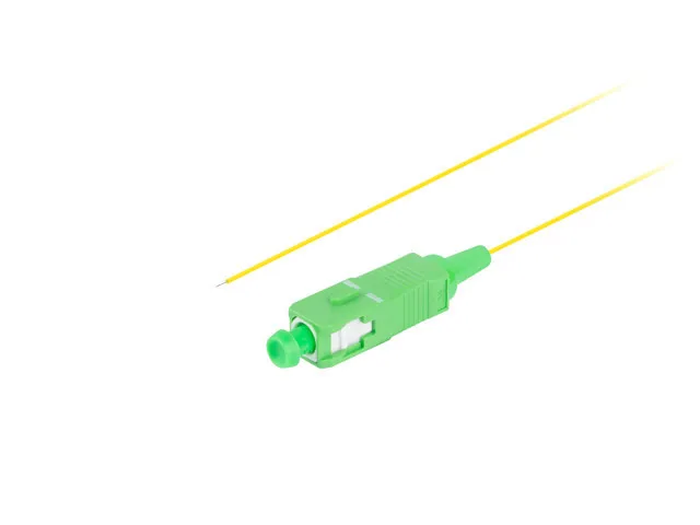 Pigtail fibră optică Lanberg SC/APC 2m galben