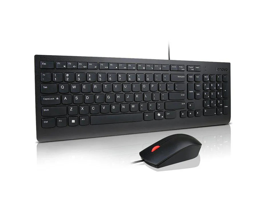 Set tastatură și mouse cu fir Lenovo Essential Combo cu layout român