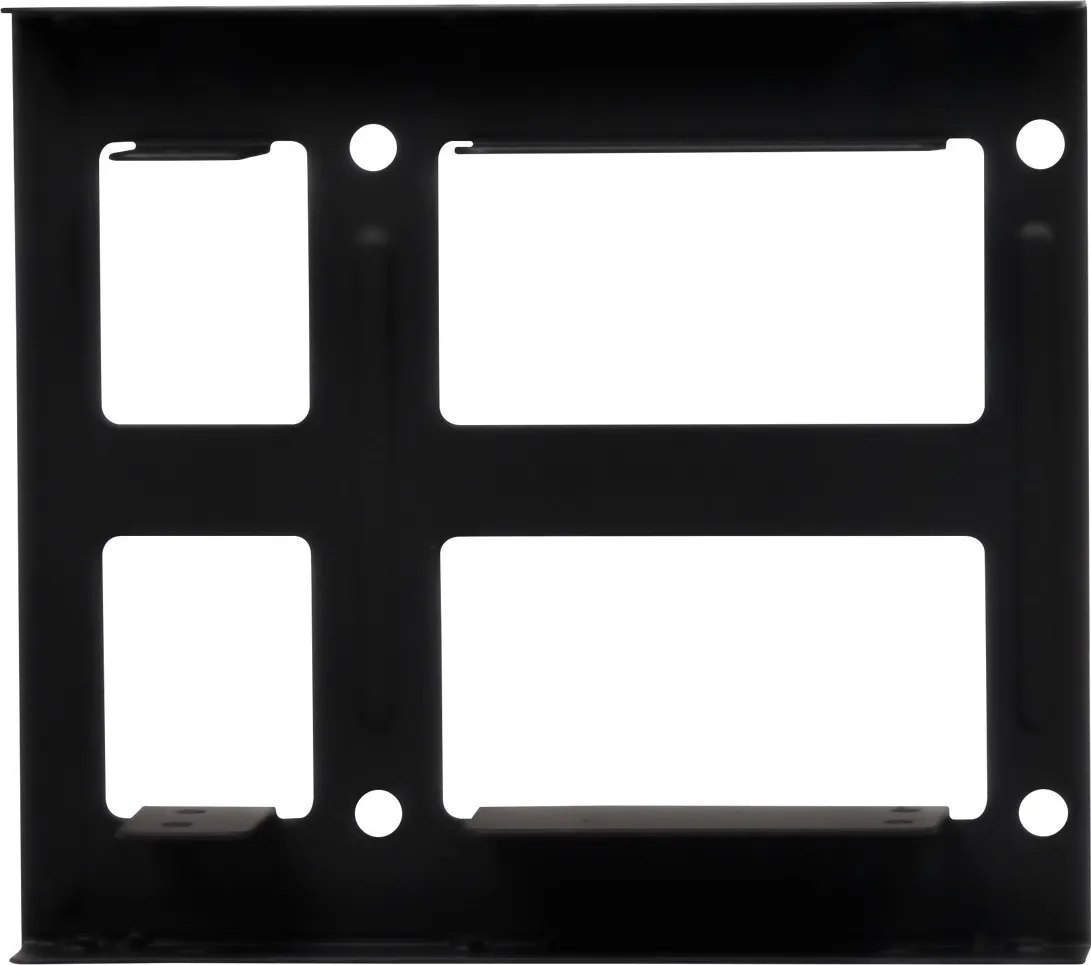 Adaptor SPACER pentru montaj dublu HDD SSD 2.5 inchi în bay 3.5