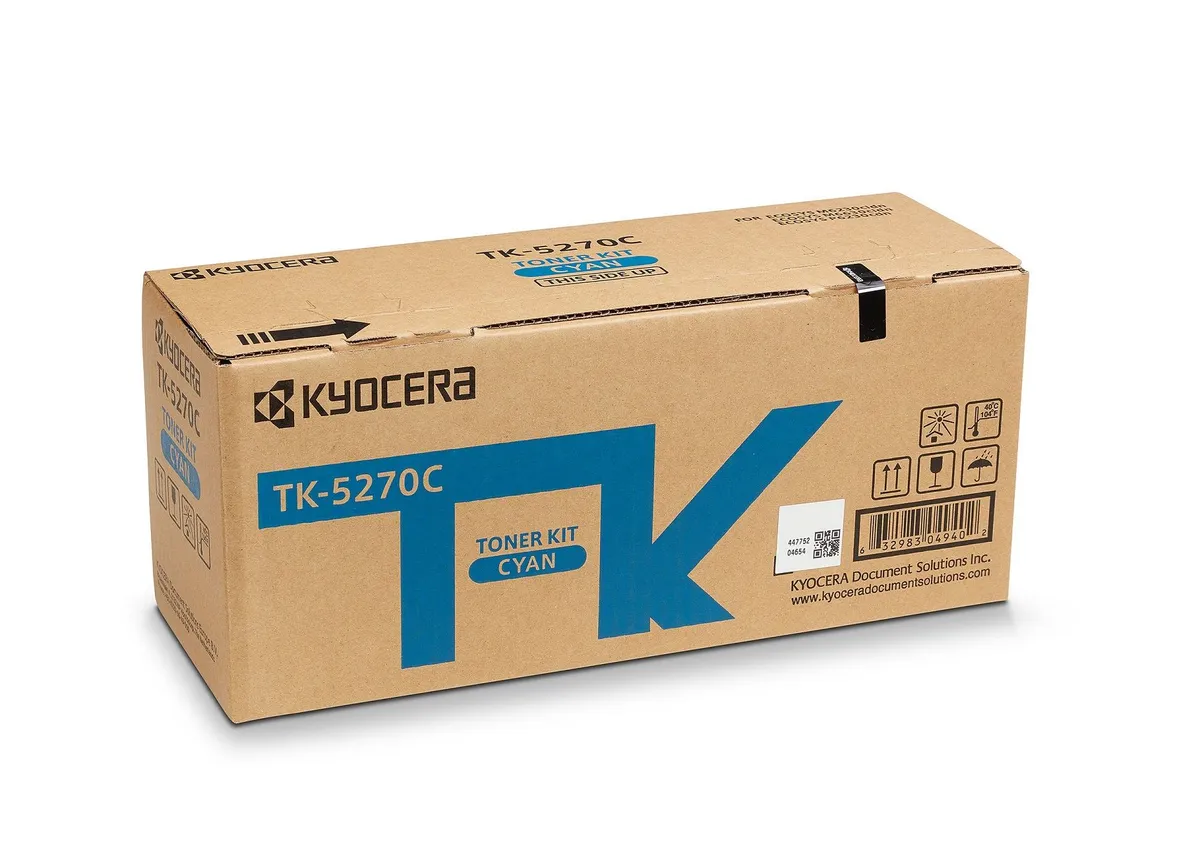 Cartus toner cyan original Kyocera TK-5270C pentru imprimanta ECOSYS