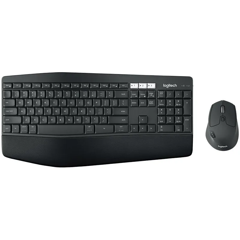 Set tastatură și mouse wireless Logitech MK850 cu design ergonomic