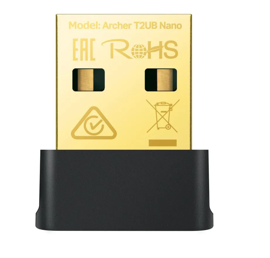 Adaptor wireless TP-Link AC600 USB negru cu antena internă