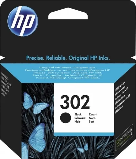 Cartus cerneală original HP 302 negru pentru DeskJet 2130 și 3639