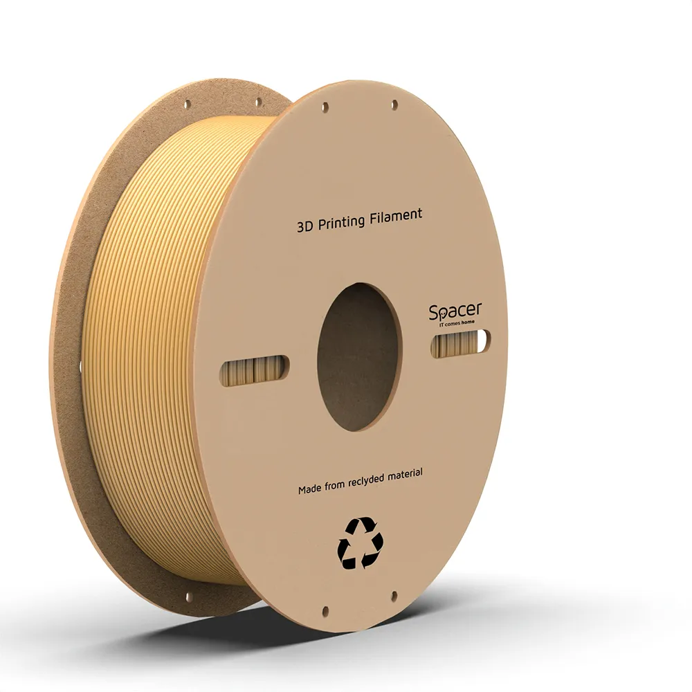 Bobină filament PLA Spacer 1Kg culoare auriu pentru imprimanta 3D