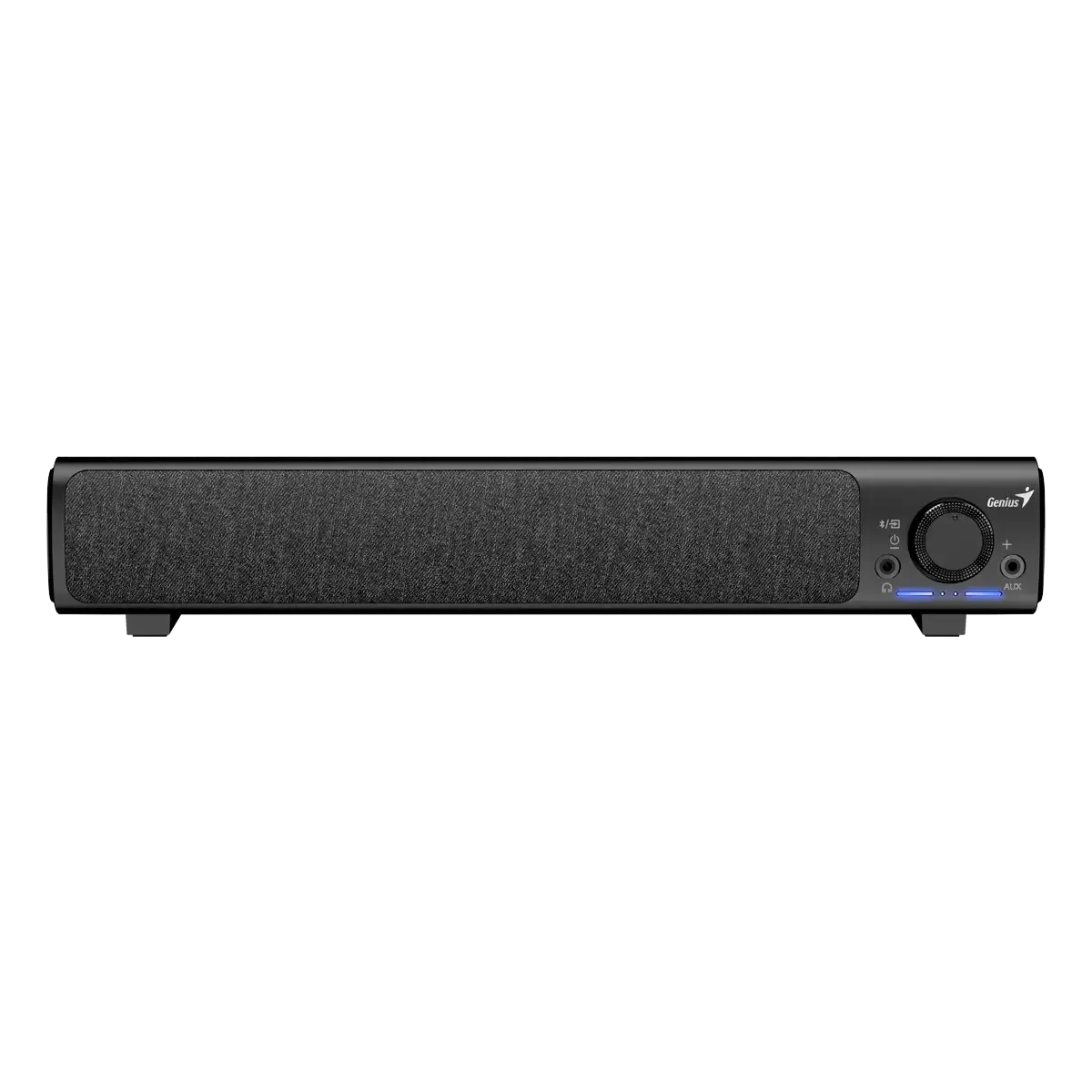 Boxă Soundbar Genius 220BT neagră cu gri, vedere frontală