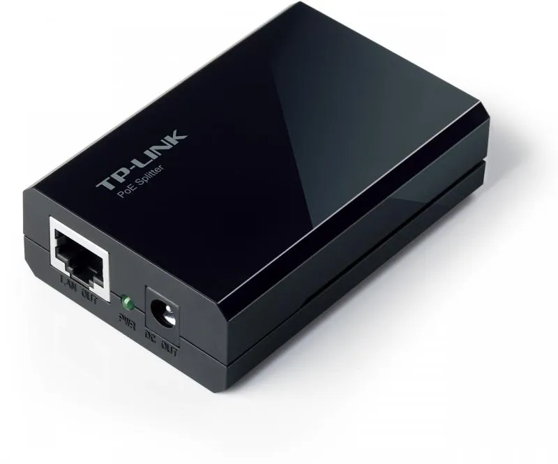 Splitter PoE TP-Link TL-PoE10R 2 porturi Gigabit negru
