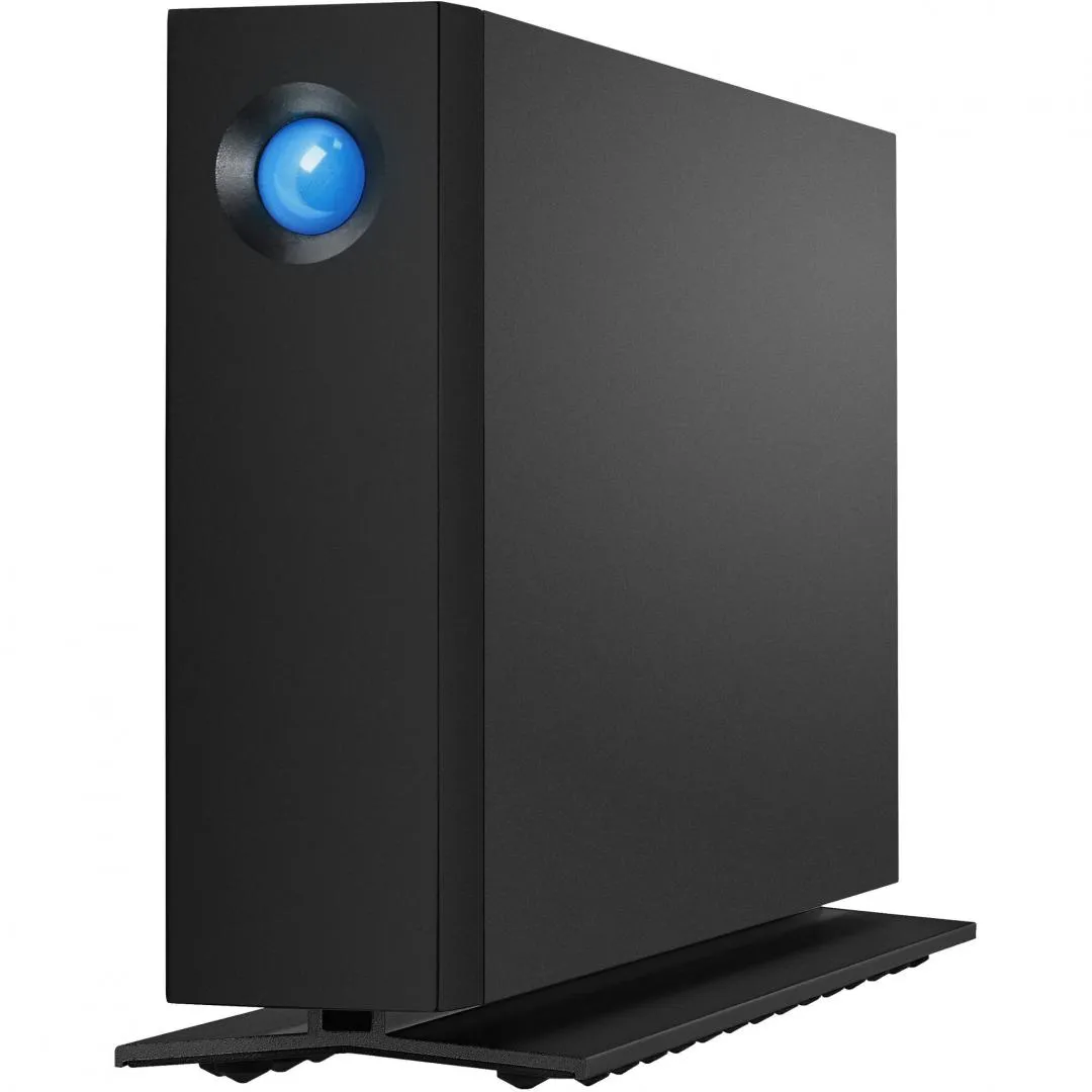 Hard disk extern LACIE 8 TB D2 Professional negru cu USB 3.1