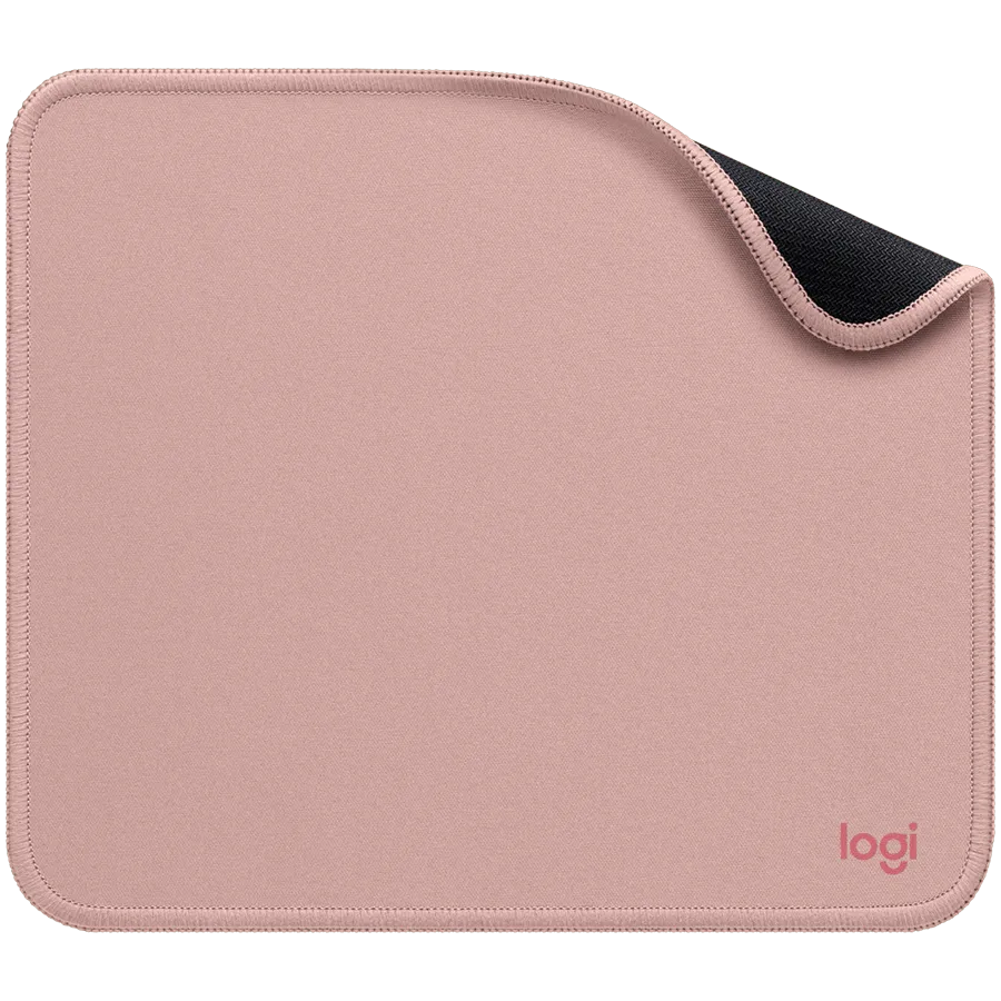 Mousepad Logitech Studio Series culoare Darker Rose cu suprafață premium