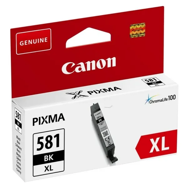 Cartus cerneala Canon CLI-581XLBK negru original pentru imprimante Pixma