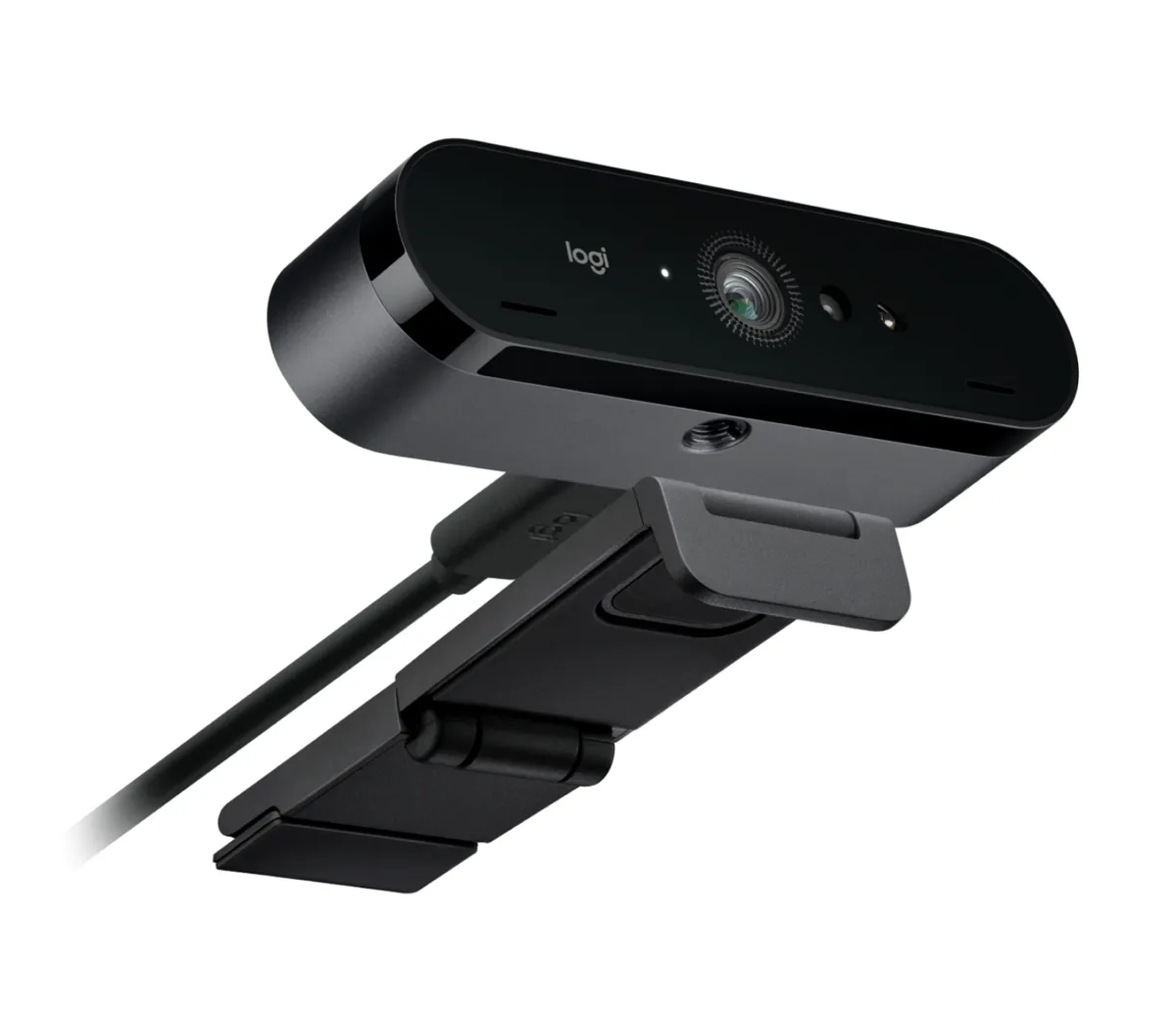 Cameră web Logitech BRIO 4K negru pentru videoconferință